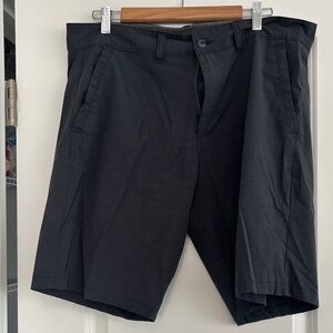 Burnside Charcoal Flat Front Shorts